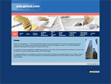 Tablet Screenshot of pan-global.com